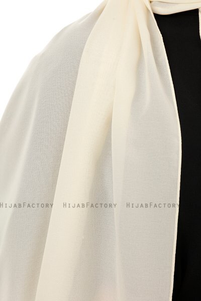 Esra - Hijab Chiffon Beige Clair