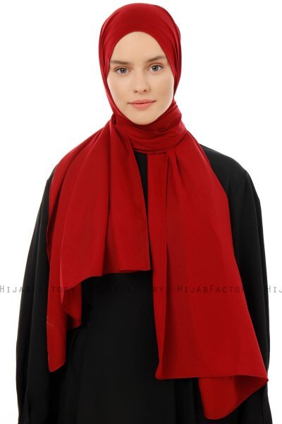 Esra - Hijab Chiffon Bordeaux