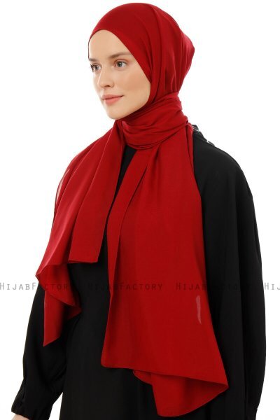 Esra - Hijab Chiffon Bordeaux