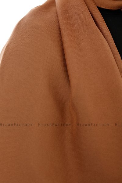 Esra - Hijab Chiffon Marron Clair