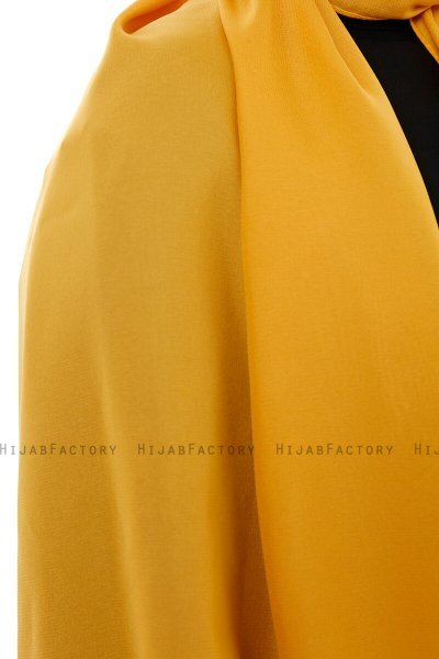Esra - Hijab Chiffon Moutarde