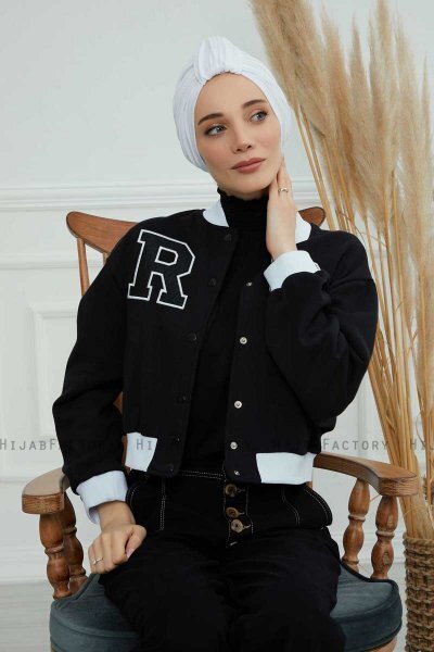 Laura - Turban En Coton Blanc