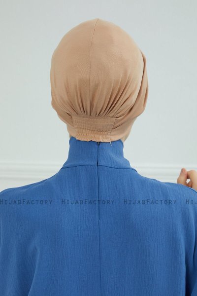 Astrid - Turban En Coton Sand
