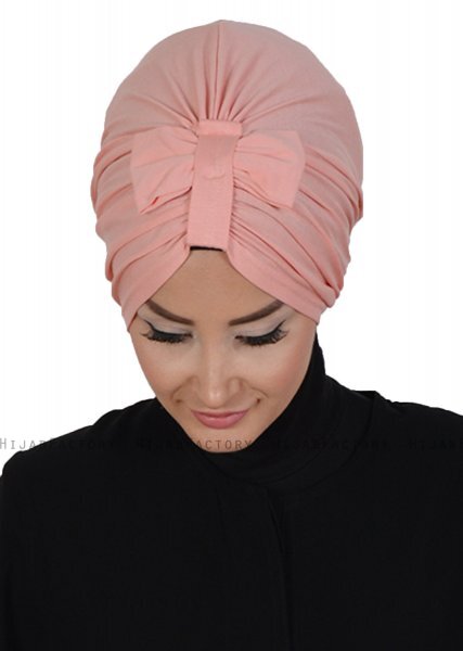 Agnes - Turban En Coton Vieux Rose - Ayse Turban