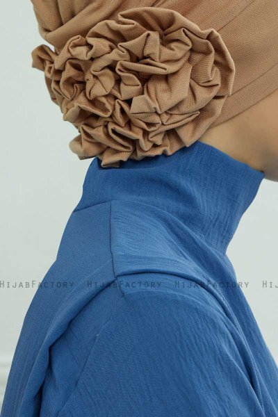 Elisabeth - Turban En Coton Sand