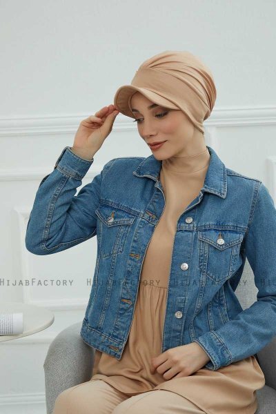 Sandra - Turban En Coton Sand