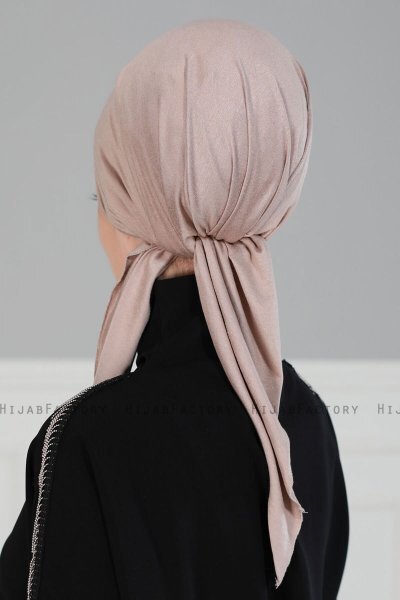 Felicia - Turban En Coton Taupe