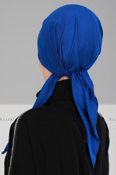 Felicia - Turban En Coton Bleu