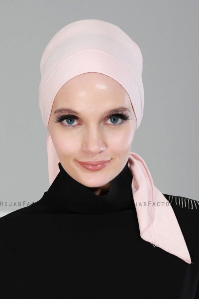 Felicia - Turban En Coton Vieux Rose
