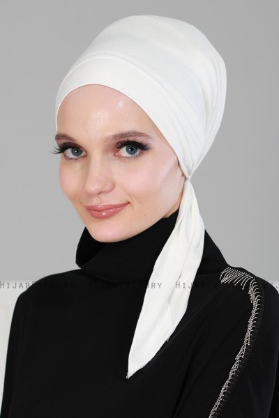 Felicia - Turban En Coton Crème