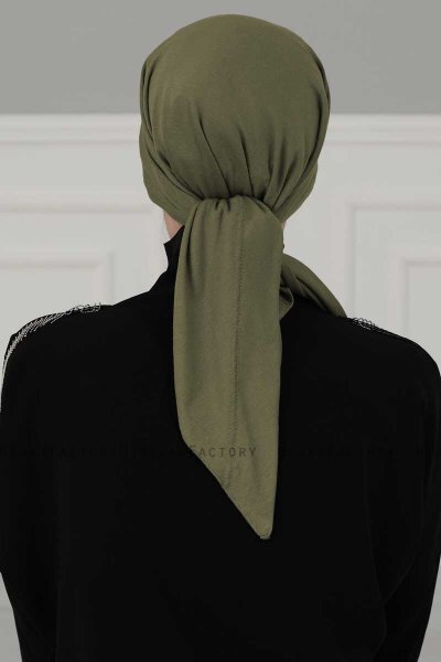 Felicia - Turban En Coton Kaki