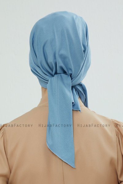 Felicia - Turban En Coton Sky Blue