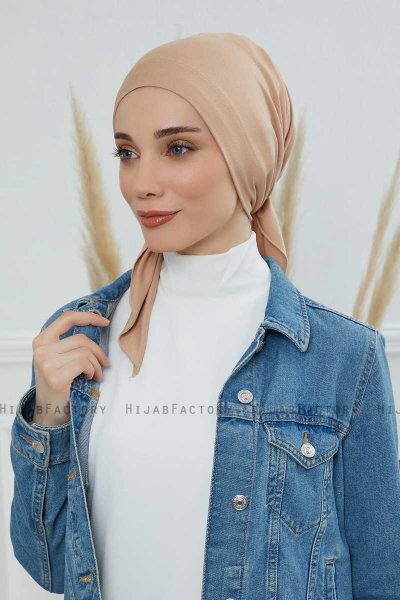 Felicia - Turban En Coton Sand