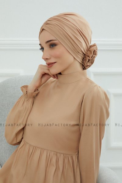 Kerstin - Turban En Coton Sand
