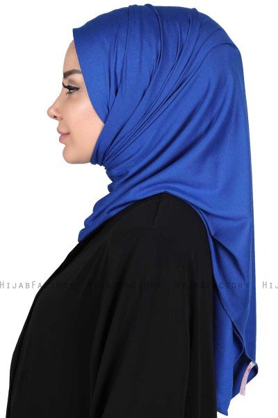 Sigrid - Hijab Coton Bleu - Ayse Turban