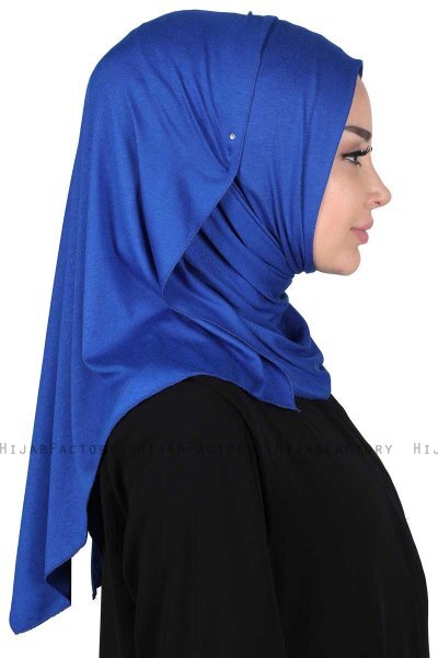 Sigrid - Hijab Coton Bleu - Ayse Turban