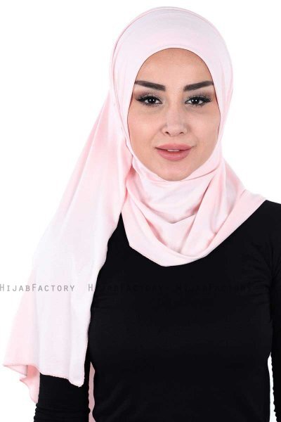 Sigrid - Hijab Coton Vieux Rose - Ayse Turban