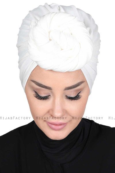 Sigrid - Hijab Coton Creme - Ayse Turban