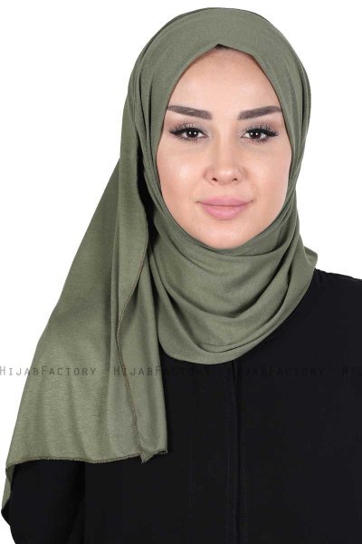 Sigrid - Hijab Coton Kaki - Ayse Turban