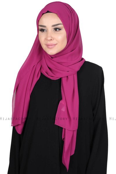 Joline - Hijab Chiffon Premium Fuchsia