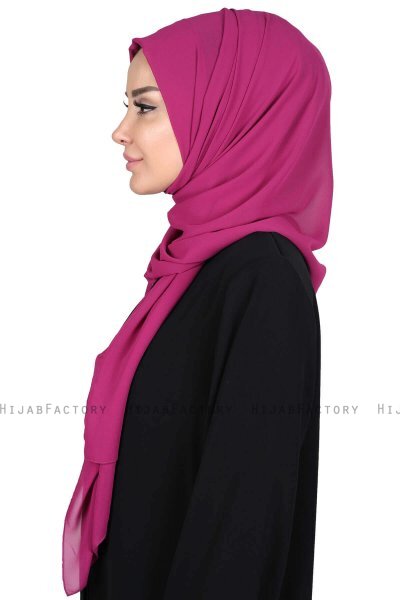 Joline - Hijab Chiffon Premium Fuchsia