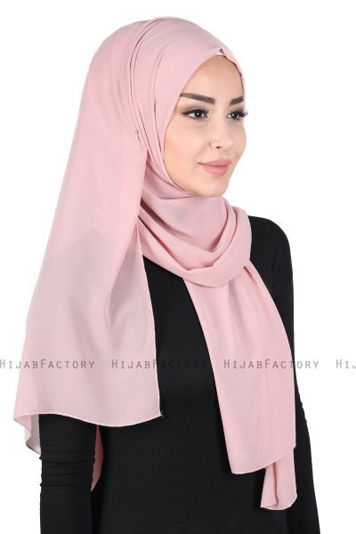 Joline - Hijab Chiffon Premium Vieux Rose