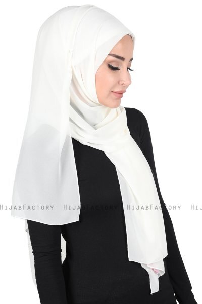 Joline - Hijab Chiffon Premium Crème