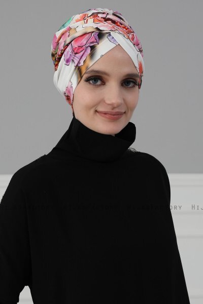 Fiona - Turban En Coton Nature