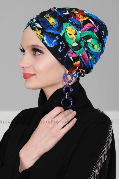 Fiona - Turban En Coton Galaxy