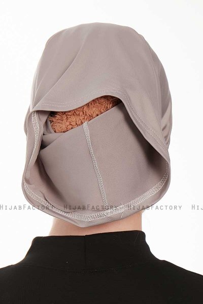 Emine - Bonnet Hijab Gris