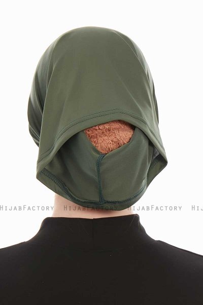 Emine - Bonnet Hijab Kaki