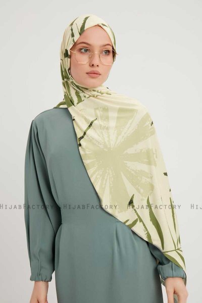 Ezmeray - Hijab À motifs Mint