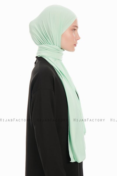Farah - Hijab Jersey Menthe