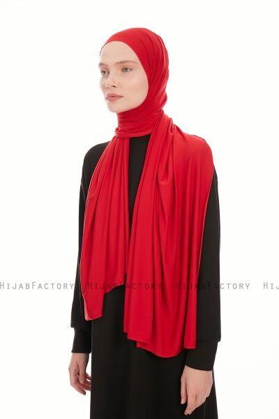 Farah - Hijab Jersey Bordeaux
