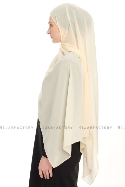 Chiffon Hijab - Beige Clair
