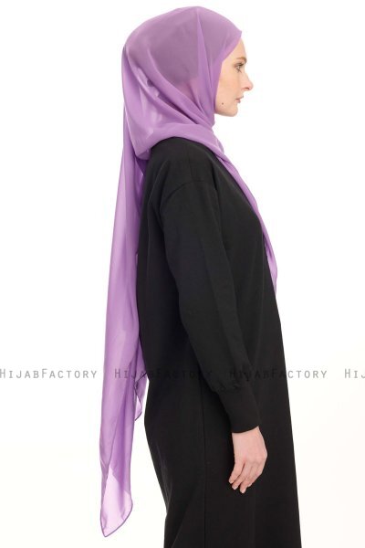 Chiffon Hijab - Violet Clair