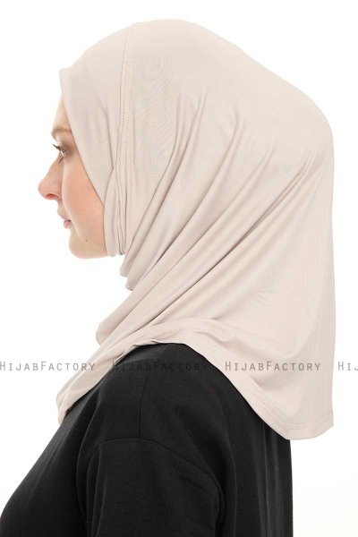 Yazmin - Hijab Amira Gris Clair Ready To Wear