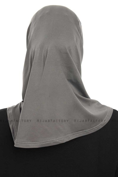 Yazmin - Hijab Amira Gris Foncé Ready To Wear