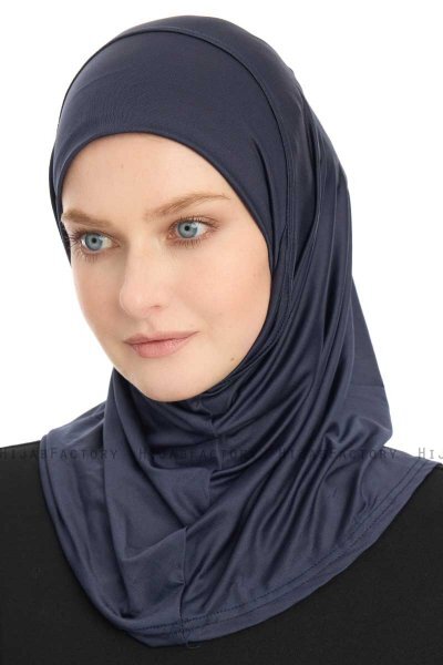Yazmin - Hijab Amira Bleu Marin Ready To Wear