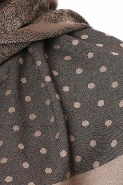 Alev - Hijab A Motifs Taupe