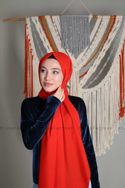 Alida - Hijab Coton Rouge - Mirach