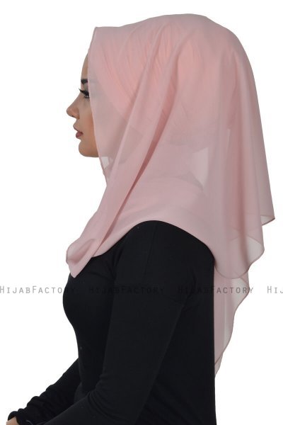 Alva - Hijab & Bonnet Pratique Vieux Rose