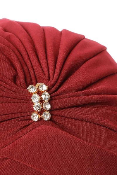 Arwa - Turban Crepe Chiffon Bordeaux - Sehr-i Sal