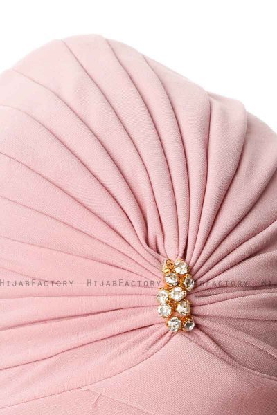 Arwa - Turban Crepe Chiffon Rose Foncé - Sehr-i Sal