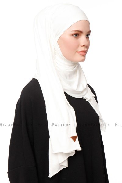 Asya - Hijab Pratique Viscose Crème