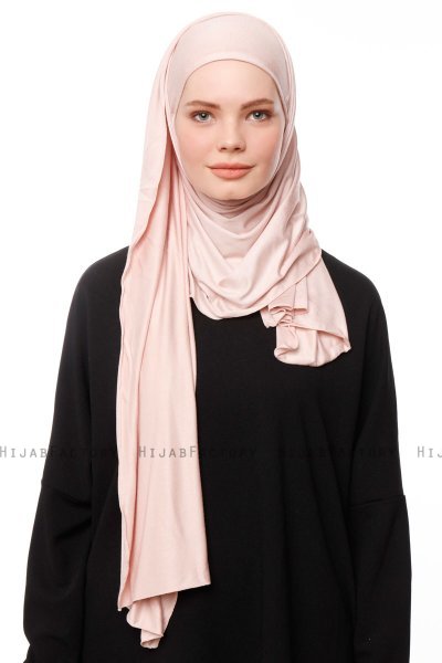 Asya - Hijab Pratique Viscose Vieux Rose