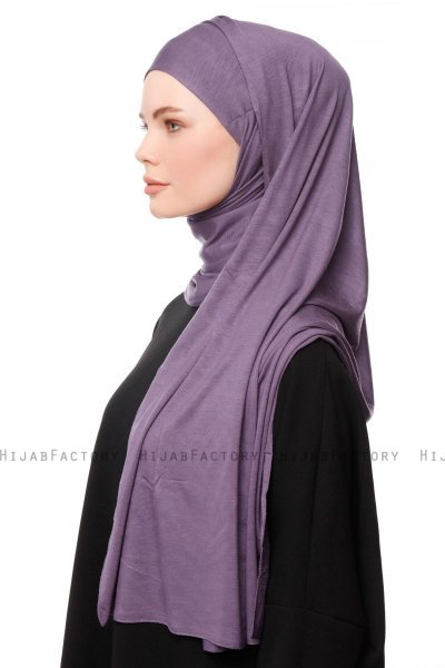 Asya - Hijab Pratique Viscose Violet