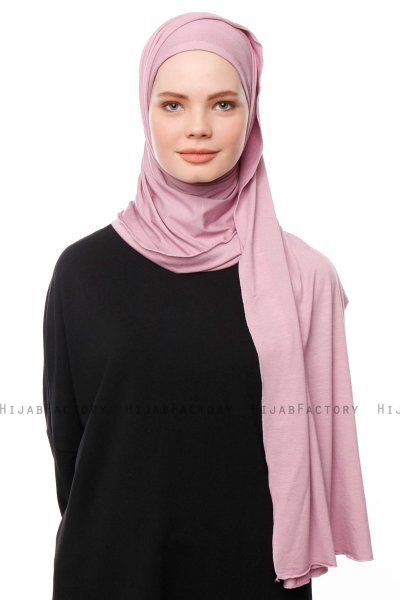 Asya - Hijab Pratique Viscose Violet