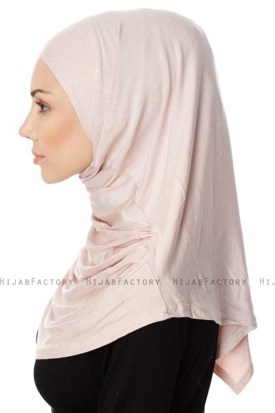 Ava - Hijab Al Amira Vieux Rose One-Piece - Ecardin