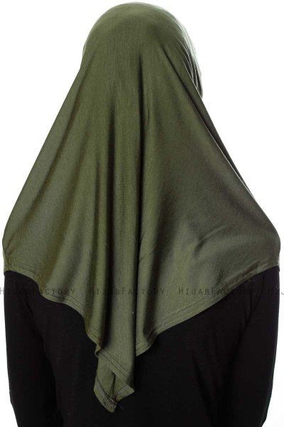 Ava - Hijab Al Amira Khaki One-Piece - Ecardin